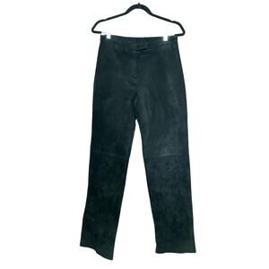 Brandon Thomas Leather Pants Women 6 Black